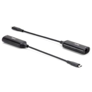 CLUB3D CAC-1421 cable gender changer USB Type-A RJ45 Black