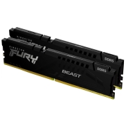 Kingston Technology FURY Beast 64GB 6000MT/s DDR5 CL36 DIMM (Kit of 2) Black