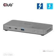 CLUB3D CSV-2563 5-1 Thunderbolt™ 5 Hub Triple video 5K60Hz Thunderbolt™ Share Certifi ed 180W