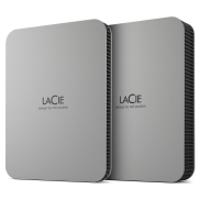 External HDD, LACIE, Mobile Drive, 5TB, USB-C, Colour Silver, STLP5000400