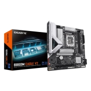 GIGABYTE B860M EAGLE V2 Motherboard - Intel Core Ultra Series CPUs, 6+1+2 Phases VRM, up to 9066MHz DDR5, 1xPCIe 5.0 + 1xPCIe 4.0 M.2, 2.5GbE LAN, USB 3.2 Gen 1