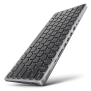 Axagon HMC-KB-CRL, USB 5Gbps hub w. keyboard, HDMI 4K/60Hz, 3x USB-A, SD/mSD, audio, PD100, Cyrillic layout
