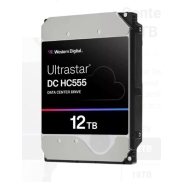 HDD, WESTERN DIGITAL ULTRASTAR, Ultrastar DC HC555, 12TB, 512 MB, 7200 rpm, 3,5, 0B48720