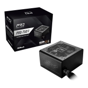 Power Supply, ASROCK, ATX, PC, 100 - 240 V, 750 W, PRO-750B