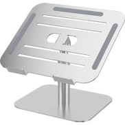 Fellowes Alumia Laptop Riser Desk Based Laptop Stand Max Size 15 inch Max Weight 5kg Silver