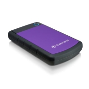 External HDD, TRANSCEND, StoreJet, 2TB, USB 3.0, Colour Purple, TS2TSJ25H3P
