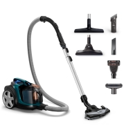 Vacuum Cleaner, PHILIPS, PowerPro Expert, Bagless, 900 Watts, Capacity 2 l, Noise 75 dB, Green, Weight 5.5 kg, FC9744/09