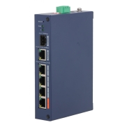 Dahua Technology 6-Port Cloud Managed Hardened Switch with 4-Port PoE