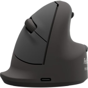 Fellowes Vertical Wireless Mouse Breyta Plus+ Ergonomic Right Handed Vertical Mouse with Antibacterial Protection Large