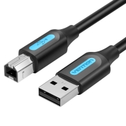 CABLE USB2.0 MALE TO MALE/1.5M BLACK COQBG VENTION