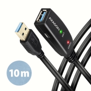 Axagon ADR-310 USB 3.2 Gen 1 A-M -> A-F active extension/repeater cable 10m