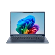Acer Aspire 14 AI A14-11M-X7S4 Snapdragon X1-26-100 Laptop 35.6 cm (14") WUXGA 32 GB LPDDR5x-SDRAM 1 TB SSD Wi-Fi 7 (802.11be) Windows 11 Home Blue