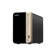 QNAP TS-264 NAS Tower Intel® Celeron® N5095 8 GB 0 TB QNAP QTS Black, Gold