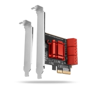 Axagon PCES-SA6 PCIe - 6x internal SATA 6G port controller, ASM1166, SP & LP