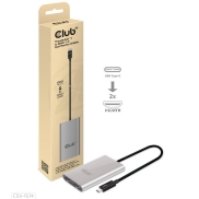 CLUB3D Thunderbolt 3 to Dual HDMI 2.0 Adapter