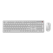 KEYBOARD +MOUSE WRL ENG/WH KBS-WPS-01-W GEMBIRD