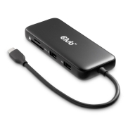 CLUB3D 8-1 Portable Dock USB Type-C® 10Gbps to HDMI™ and DisplayPort™ 8K30Hz PD Max.100Watt