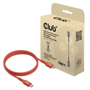 CLUB3D USB2 Type-C Bi-Directional USB-IF Certified Cable Data 480Mb, PD 240W(48V/5A) EPR M/M 1m / 3.23 ft