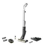 Vacuum Cleaner, KARCHER, dry&wet, Stick vacuum, Grey/Black, Bagless, Battery, 1.056-400.0