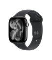 Apple Watch Series 11, Apple S10, 64GB, GPS + Cellular, 42 mm, Aluminium, Jet Black, Sport Band, S/M thumbnail