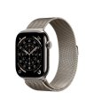 Apple Watch Series 11, Apple S10, 64GB, GPS + Cellular, 42 mm, Titanium, Natural, Milanese Loop, One Size thumbnail