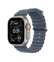 Apple Watch Ultra 3 GPS + Cellular, 49 mm, Natural Titanium, Anchor Blue Ocean Band thumbnail