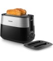 Philips Daily Collection HD2517/90 toaster 8 2 slice(s) 900 W Black, Silver thumbnail