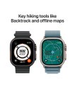 Apple Watch Ultra 3 GPS + Cellular, 49 mm, Natural Titanium, Anchor Blue Ocean Band thumbnail