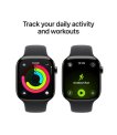 Apple Watch Series 11, Apple S10, 64GB, GPS + Cellular, 46 mm, Titanium, Black, Sport Band, M/L thumbnail