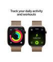 Apple Watch Series 11, Apple S10, 64GB, GPS + Cellular, 46 mm, Titanium, Gold, Milanese Loop, M/L sīkattēls