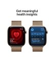 Apple Watch Series 11, Apple S10, 64GB, GPS + Cellular, 42 mm, Titanium, Gold, Milanese Loop, One Size sīkattēls