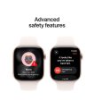 Apple Watch Series 11, Apple S10, 64GB, GPS + Cellular, 42 mm, Aluminium, Light Blush, Sport Band, S/M thumbnail