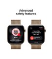 Apple Watch Series 11, Apple S10, 64GB, GPS + Cellular, 42 mm, Titanium, Gold, Milanese Loop, One Size sīkattēls