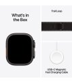 Apple Watch Ultra 3 GPS + Cellular, 49 mm, Black Titanium, Black/Charcoal Trail Loop (M/L) thumbnail