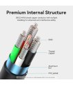 CABLE USB-C TO USB2.0/0.25M BLACK CTHBC VENTION sīkattēls