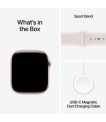 Apple Watch Series 11, Apple S10, 64GB, GPS + Cellular, 42 mm, Aluminium, Light Blush, Sport Band, S/M thumbnail