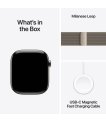 Apple Watch Series 11, Apple S10, 64GB, GPS + Cellular, 42 mm, Titanium, Natural, Milanese Loop, One Size thumbnail
