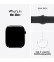 Apple Watch Series 11, Apple S10, 64GB, GPS + Cellular, 46 mm, Titanium, Black, Sport Band, M/L thumbnail