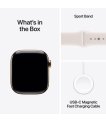Apple Watch Series 11, Apple S10, 64GB, GPS + Cellular, 42 mm, Titanium, Light Blush, Sport Band, M/L sīkattēls