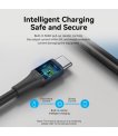 CABLE USB-C TO USB2.0/0.25M BLACK CTHBC VENTION sīkattēls