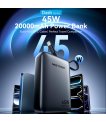 POWER BANK USB 20000MAH 45W/FHGH0 VENTION sīkattēls