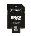MEMORY MICRO SDHC 4GB C10/W/ADAPTER 3413450 INTENSO sīkattēls