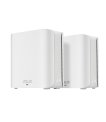 Wireless Router, ASUS, ZenWiFi BD4 (2-pack EU+UK), Product type Mesh system, Qtty 2 pc(s), Wi-Fi band Dual-band (2.4 GHz / 5 GHz), Wi-Fi 7 (802.11be), Ethernet WAN Yes, 2xEthernet LAN (RJ-45) ports, WLAN speed 2882 Mbit/s, Internal memory 512 MB, Flash me thumbnail
