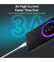 CABLE USB-C TO USB2.0/1.5M WHITE CTHWG VENTION sīkattēls