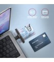CARD READER POCKET SMARTCARD/USB2.0 CRE-SMPA AXAGON sīkattēls