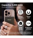 POWER BANK USB 5000MAH MAG/GREY 7344024 INTENSO thumbnail