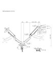 DISPLAY ACC MOUNTING ARM/17-32 MA-DA2U-01 GEMBIRD sīkattēls