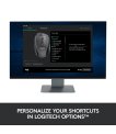 MOUSE USB LASER WRL M705/BLACK 910-001949 LOGITECH sīkattēls