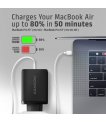 MOBILE CHARGER WALL USB 100W/GAN 3PORT ACU-DPQ100 AXAGON sīkattēls