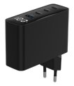 CHARGER USB 100W 4PORT GAN/TA-UC-PDQC100LCD-01-BK GEMBIRD thumbnail
